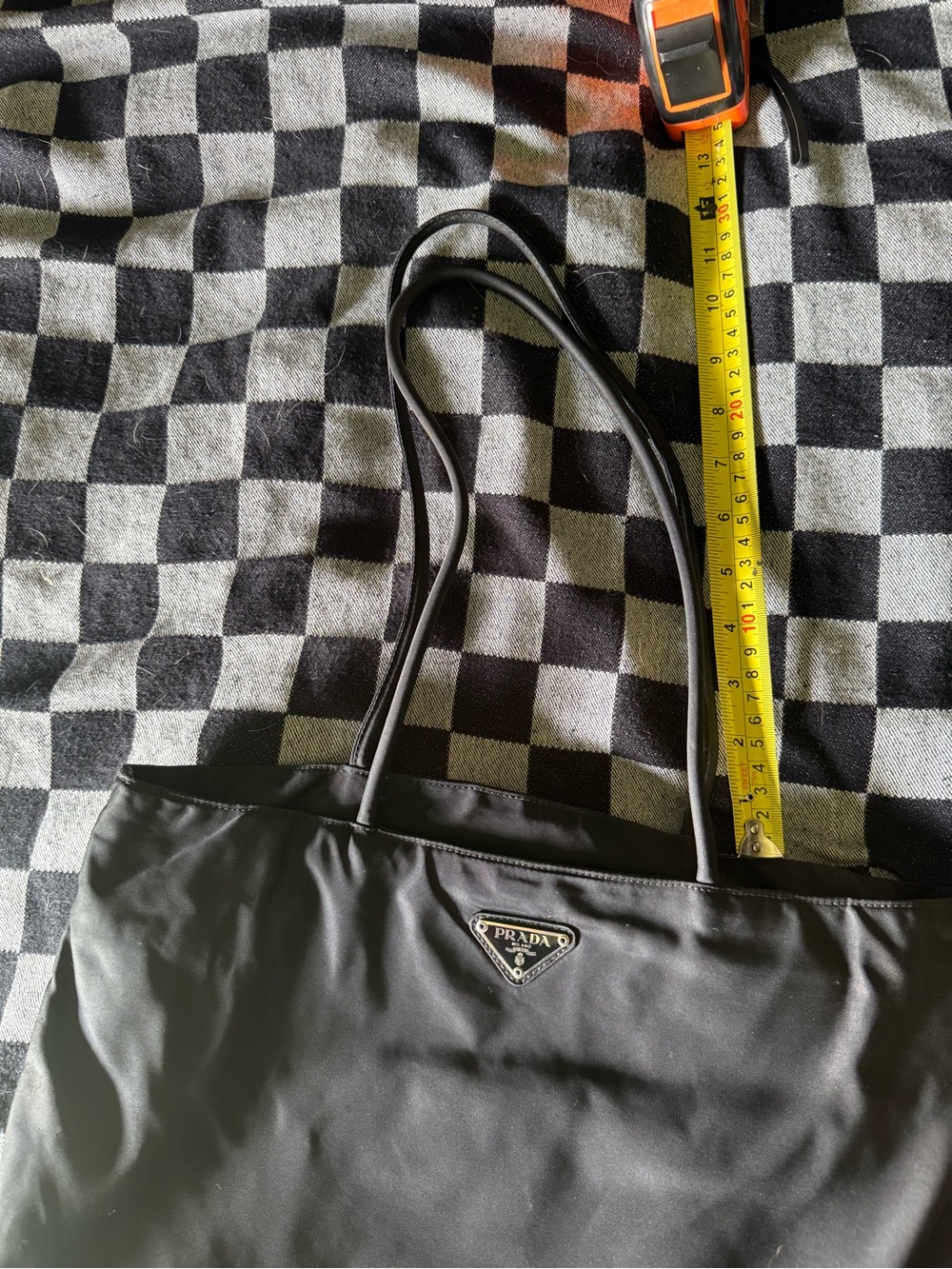 Mint Y2K Prada Tessuto Black Tote - Picture 5 of 12